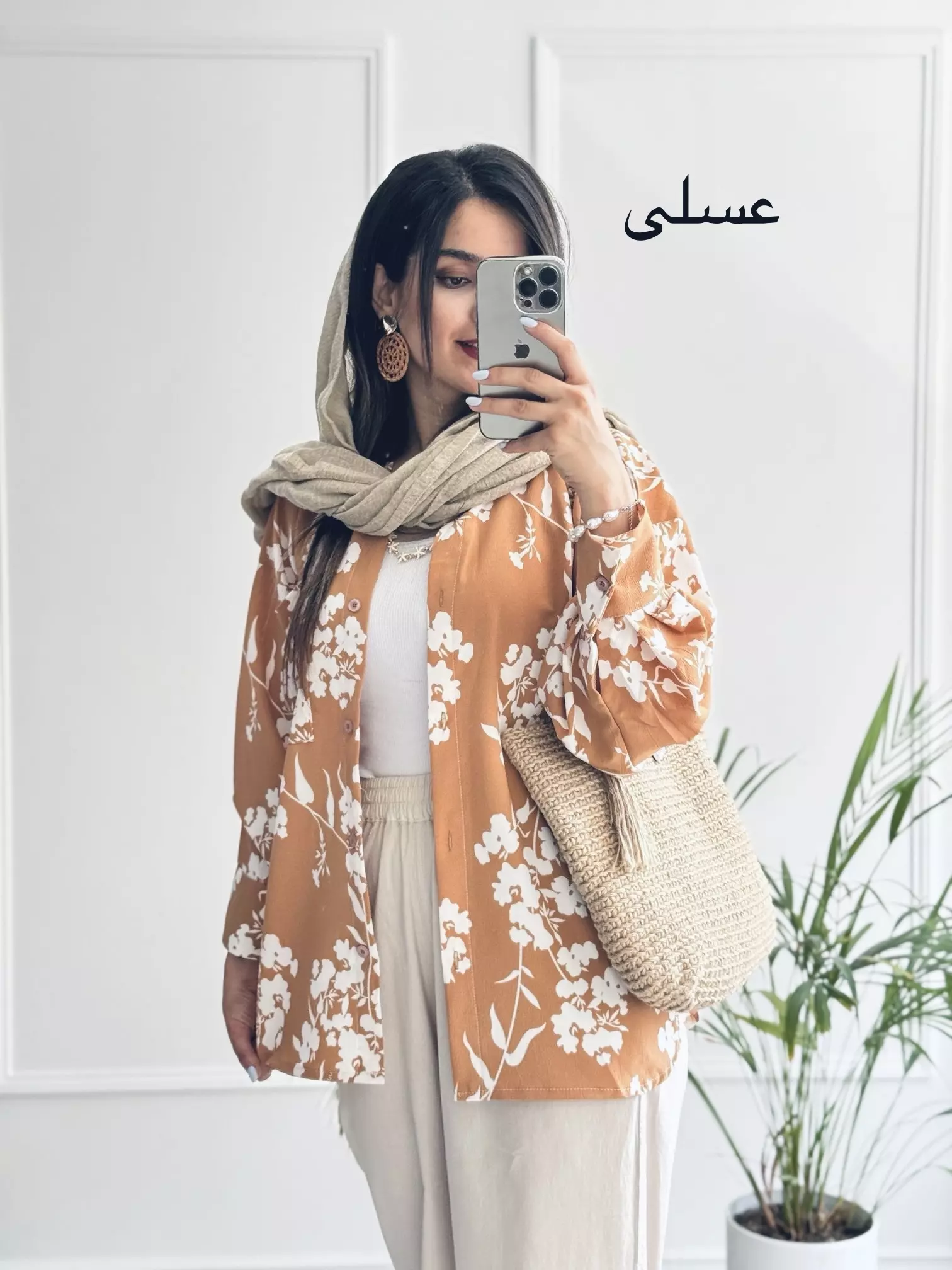 مانتو شومیزی گُلی